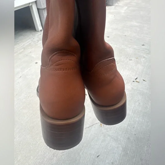 Frye Campus 14L Boots saddle Size 9 In Excellent Condition - Picture 5 of 8